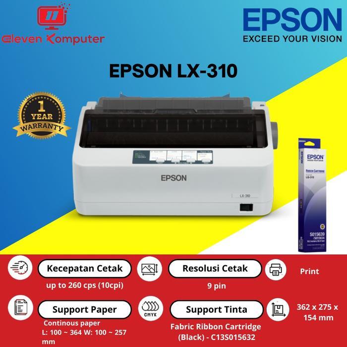 Printer Epson Lx310 Dot Matrix Terbaru 