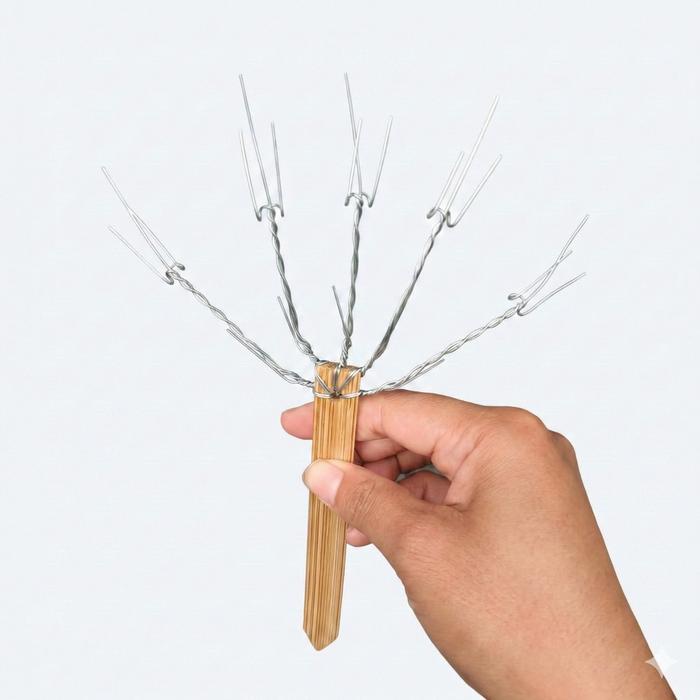 [ isi 5 pcs] Kawat Oncer Bambu Daksina Linggih Bambu Sudah Lapis Cat Bening Anti Karat untuk