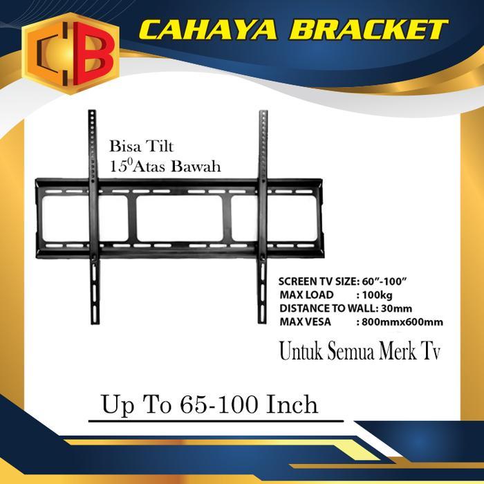 BERKUALITAS Bracket tv 82 inch braket tv 65-100 inch