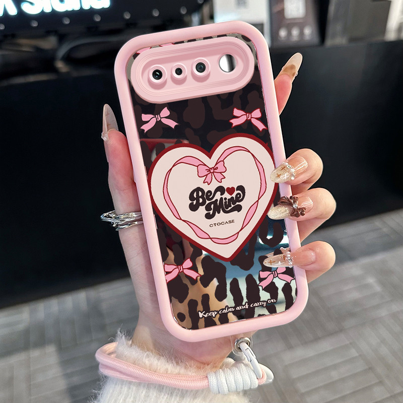 Casing Hp untuk Realme 16 5G Case Casing HP Softcase silikon Cermin tali pengikat jatuh hadiah cinta