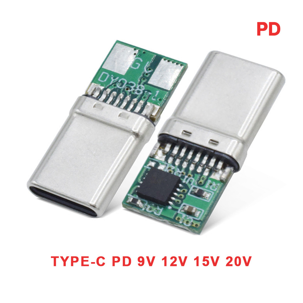 PD/QC Decoy Board Fast Charge 9V 12V 15V 20V PD decoy module PD 2 3.0 DC trigger cable USB Type-C