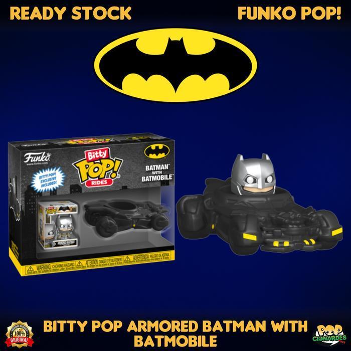 FUNKO POP DC COMIC - BATMAN - ARMORED BATMAN WITH BATMOBILE