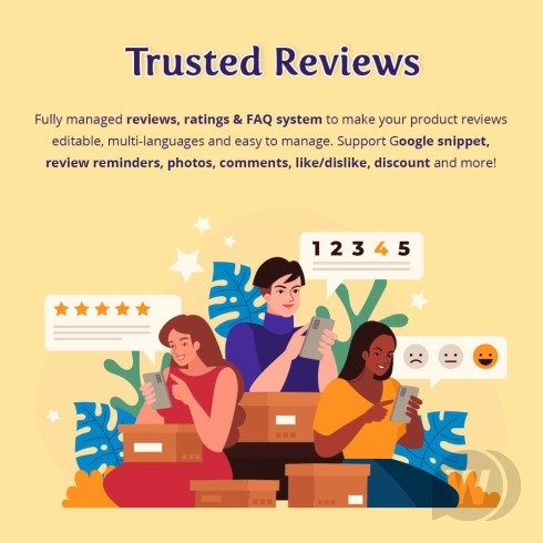 Module Trusted Reviews: Product reviews, ratings, QandA - Modul PrestaShop