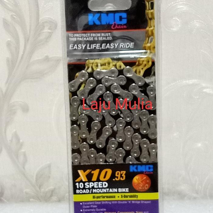 HOT SALE CHAIN RANTAI KMC 10 SPEED SILVER