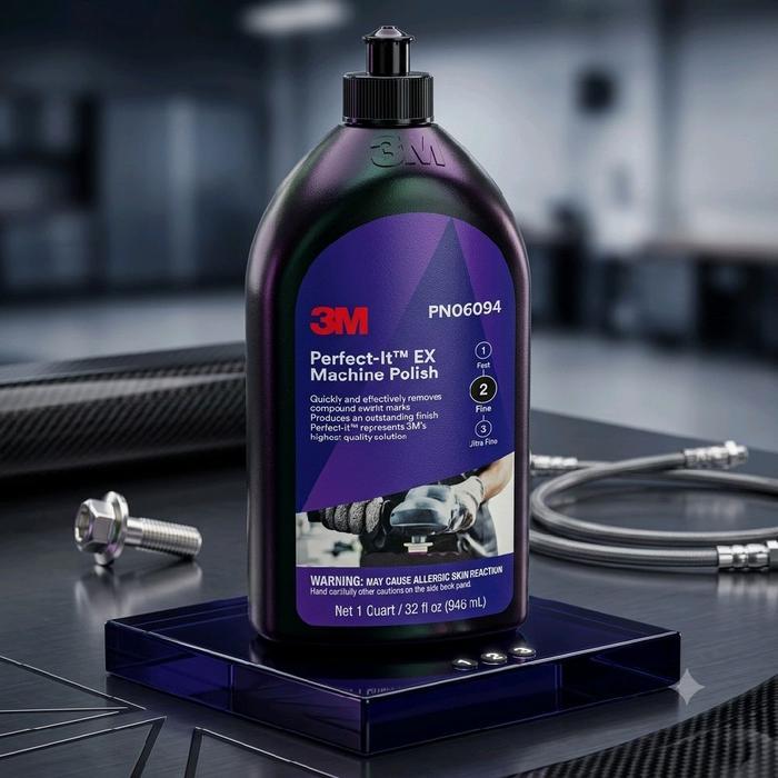Terbaru 3M 6094 Perfect-It Ex Machine Polish 946 Ml - Sempurnakan Pemolesan Mobil Non Silikon Untuk