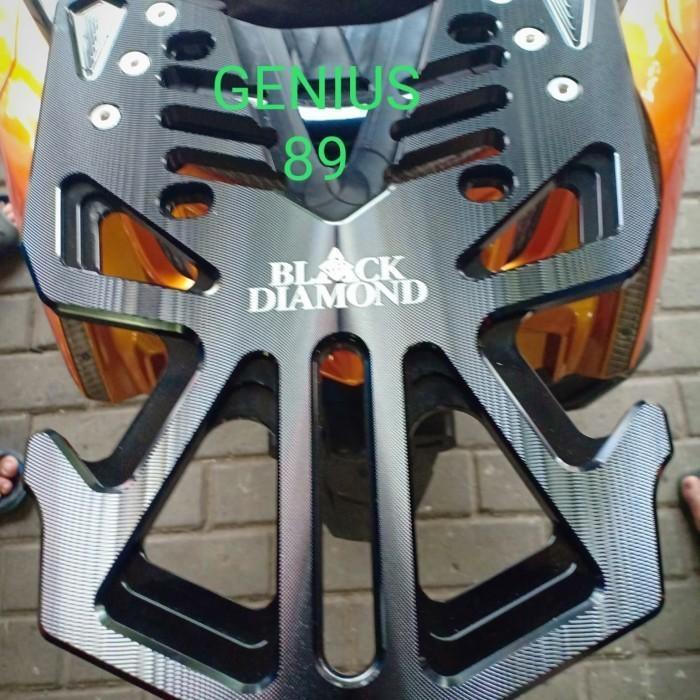 Breket Box Nmax Full Cnc Black Diamond Terbaru 