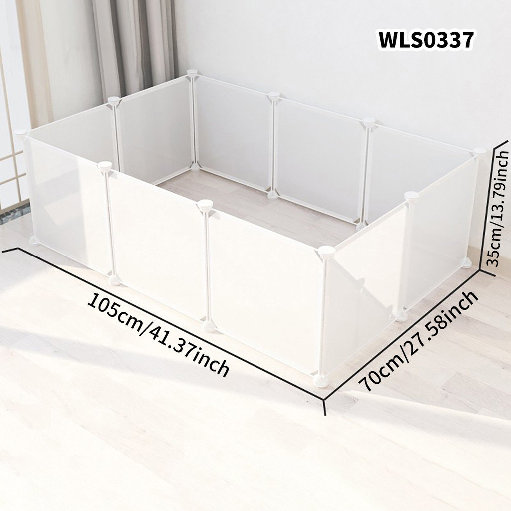 DIY Pet Cage for Home Use, Easy to Install and Disassemble, Dog Fence, Guinea Pig Isolation Net, Dog