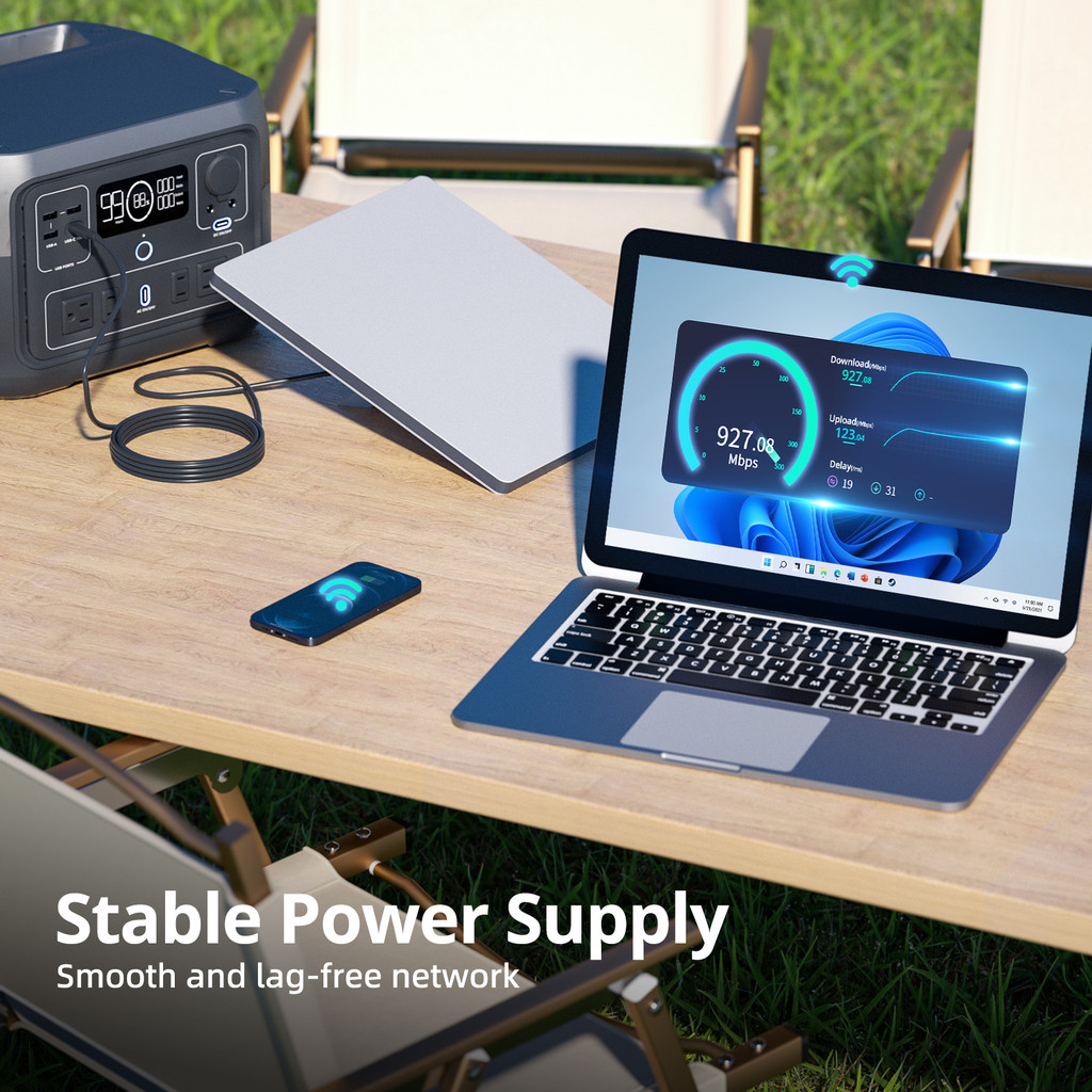 For Starlink Mini Cable, Starlink Mini USB C to DC Waterproof Power Cord 100W Input USB Type C to DC