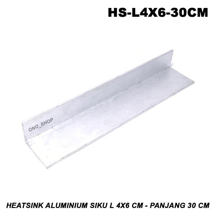 Heatsink Aluminium Siku L 4X6 Cm - Panjang 30 Cm