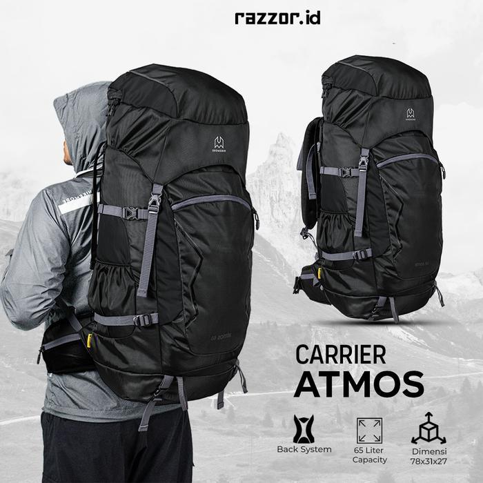 Arcteryx Outdoorgear - Backpack Gunung Hikemore Atmos Tas Carrier Outdoor Camping Hiking Original