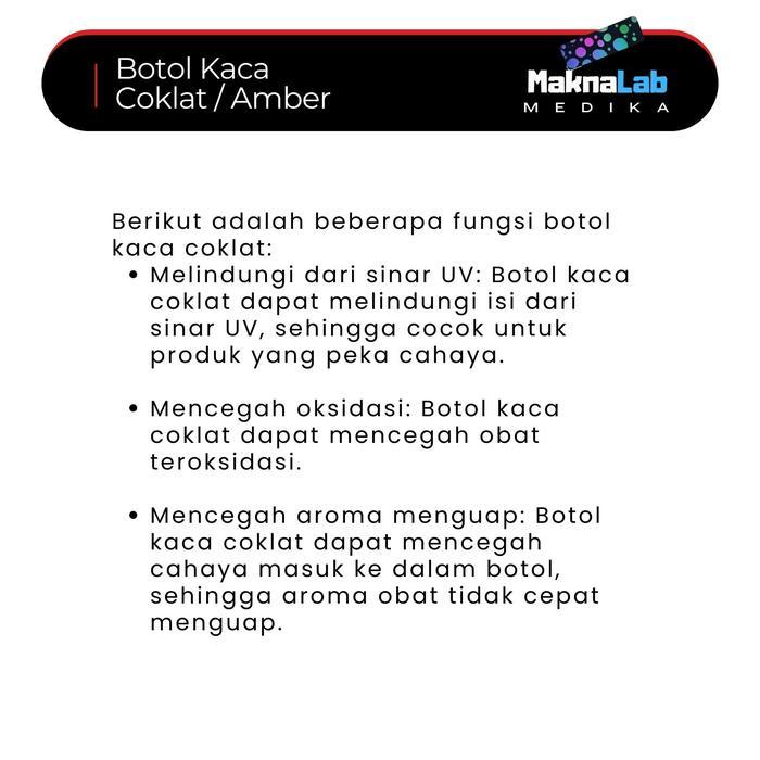 Botol Kaca Coklat 200 Ml L Botol 200Ml L Botol Amber 200Ml - Kaca