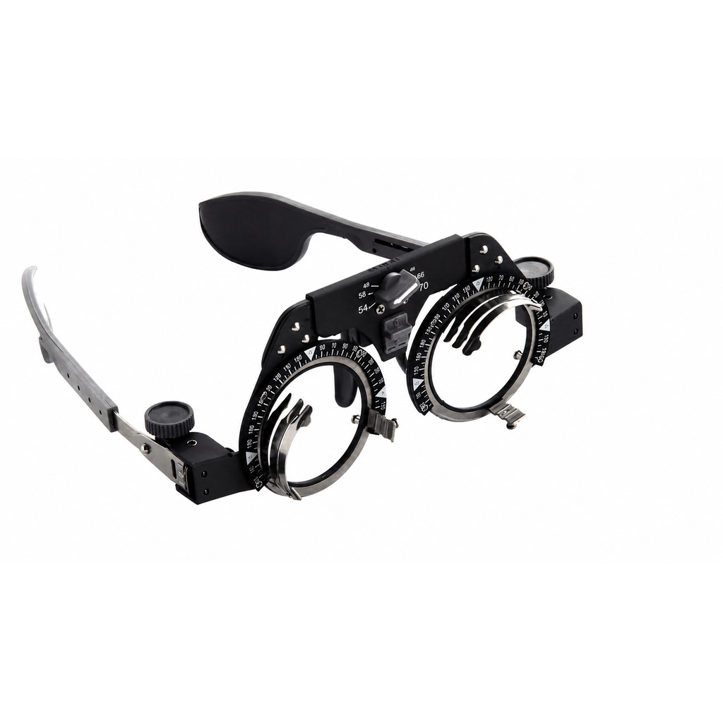 Adjustable Optical Trial Lens Frame,Optic Trial Lens Frame PD 48-80mm,Eye Optometry Lens Frame for