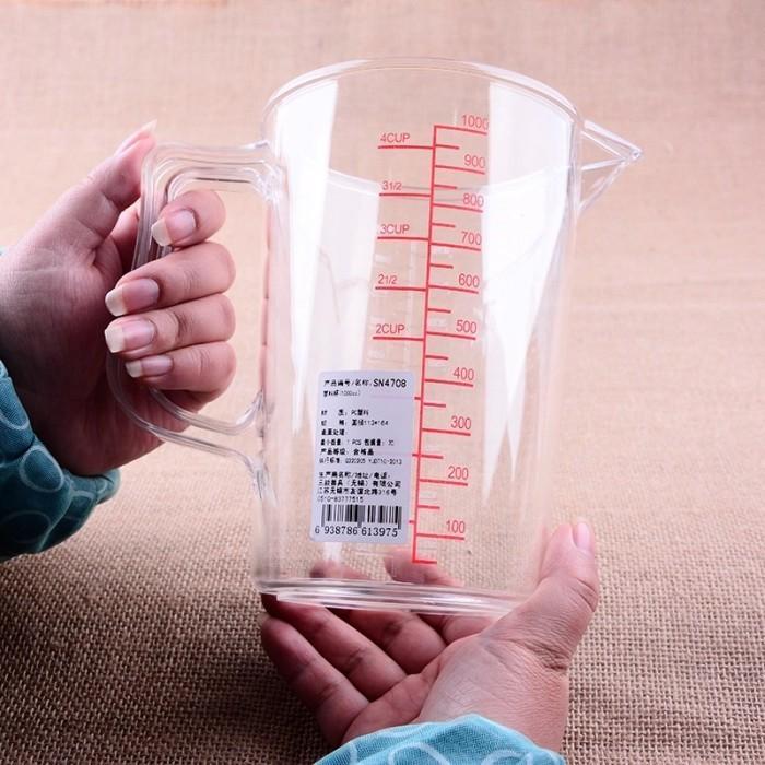 Chefmade Bakeware - Sn4710 - Plastic Measuring Cup / Gelas Ukur 3L / 3000Cc