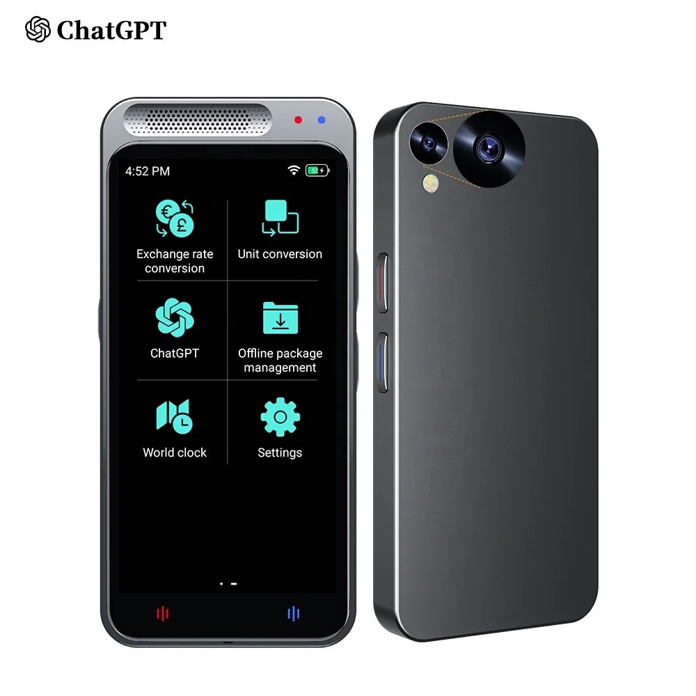 OEM Chat-GPT VORMOR Z6 Voice Translator AI intelligent Speech Translation Machine Two-way Instant Si