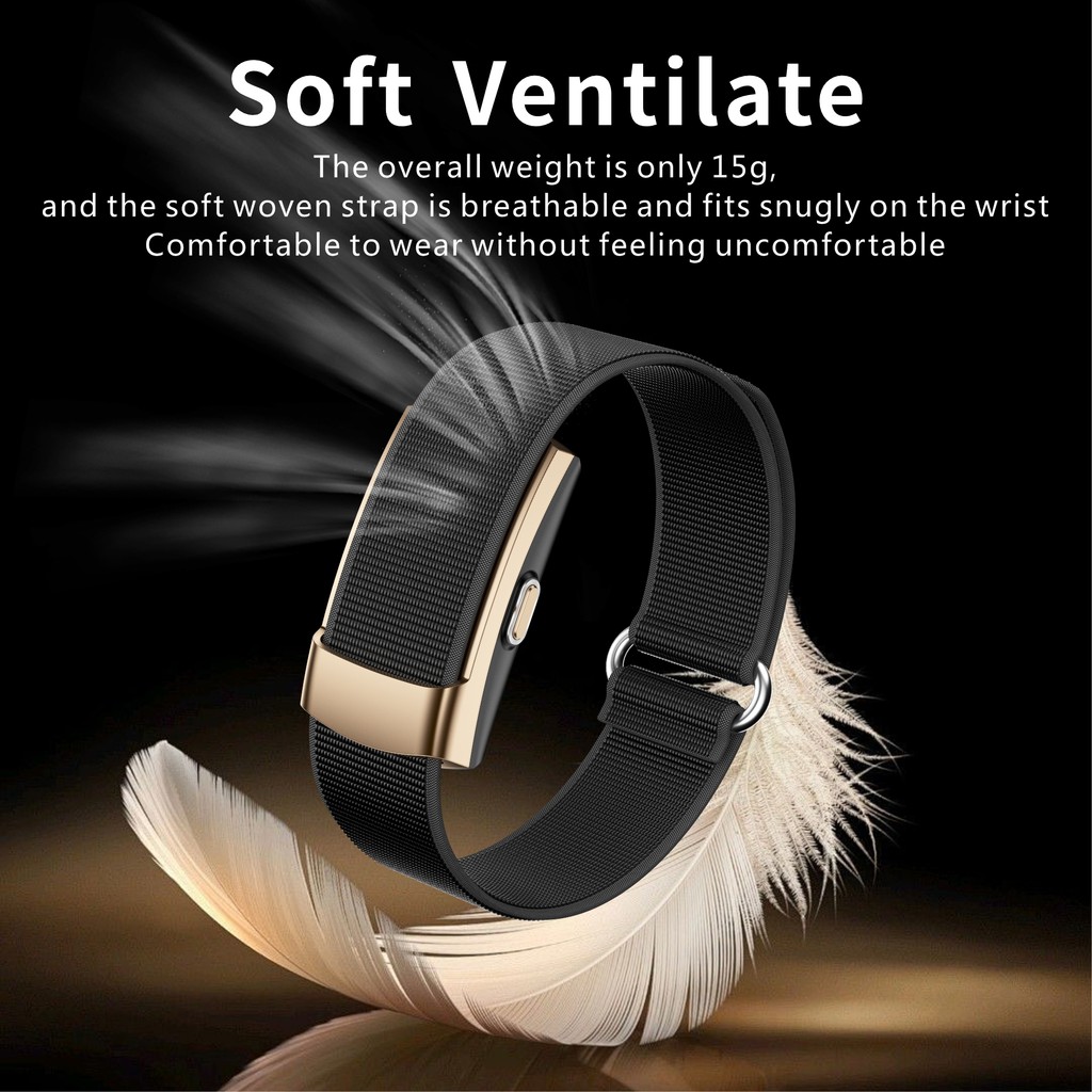 VWAR Air Fitness Tracker 15g Ultra-Light 170+ Sport Modes Sport Smart Bracelet IP68 Waterproof Alarm
