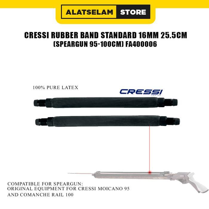 Cressi Rubber Band Standard 16mm 25.5cm (Speargun 95-100cm) FA400006 / Tali Karet Speargun Cressi