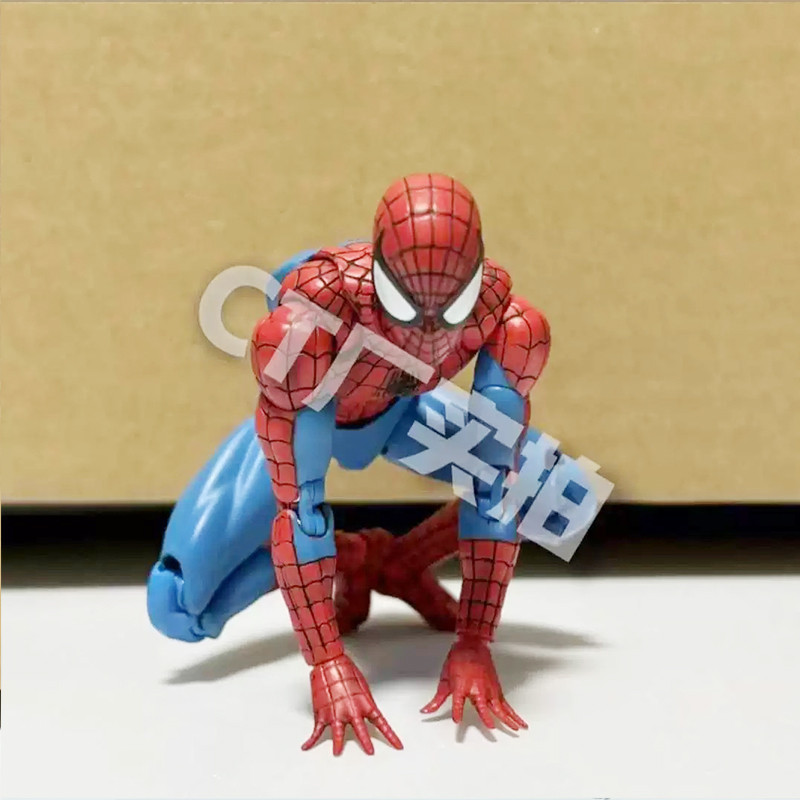 New CT Toys Spiderman Figure Mafex 185 Miles Morales 2099 Classic Costume SpiderMan Anime Mafex185