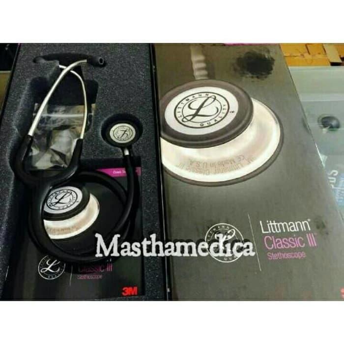 Stetoskop Littmann Classic III Black Littmann Classic III Hitam Black