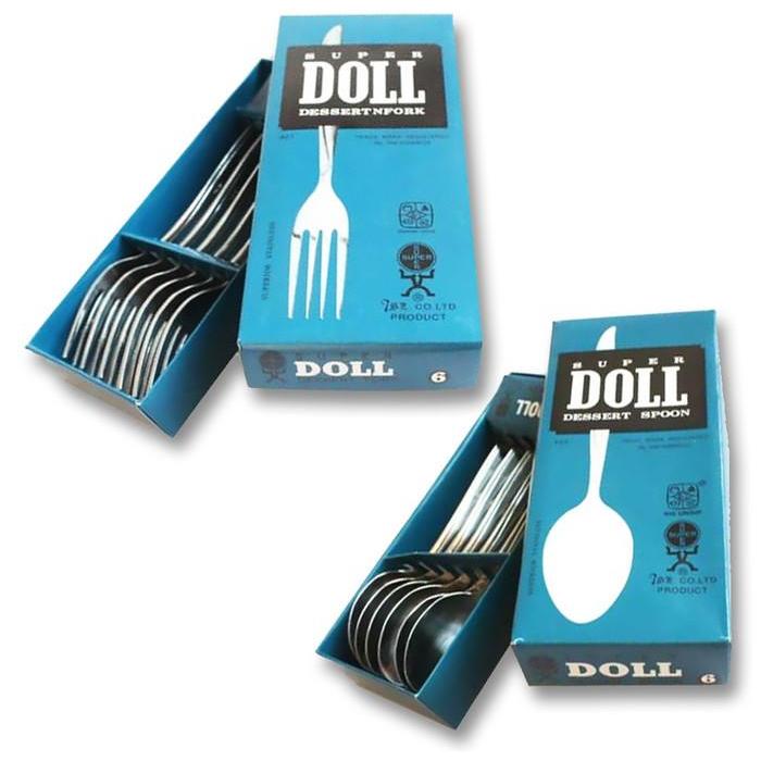 Premium Sendok Garpu Makan Doll Original