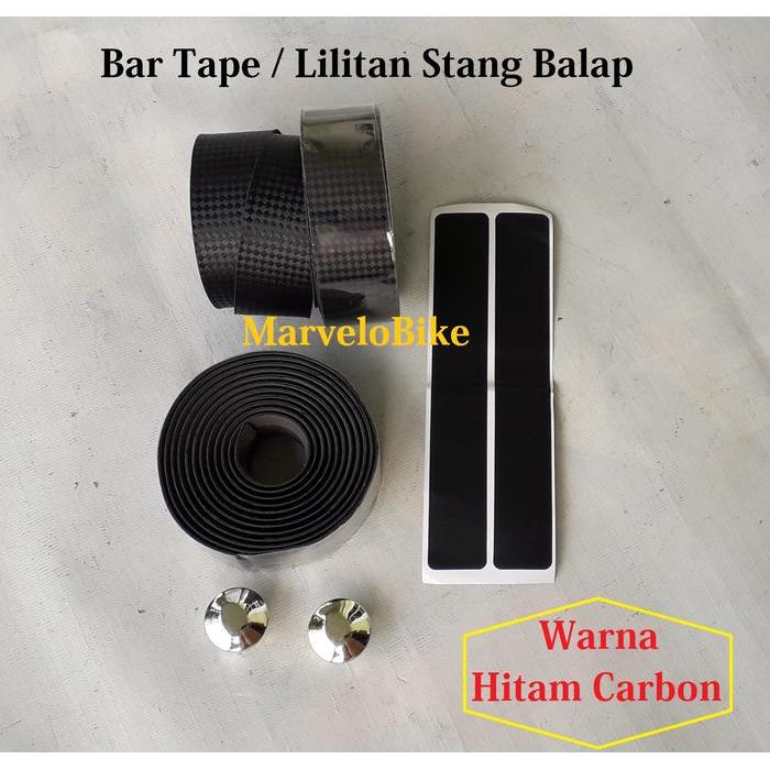 Terbaru Bar Tape Lilitan Stang Sepeda Balap Fixie Roadbike Carbon Terlaris