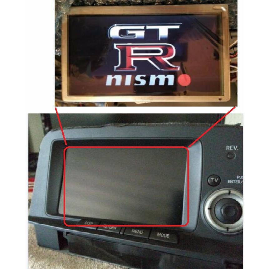 R34 GTR MFD screen LCD For NISSAN SHARP S1 99~20 Screen display TOSHIBA S2 later 2000 replacement mu