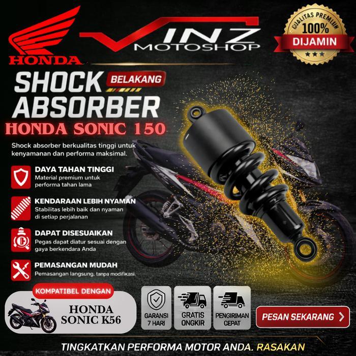Shock Belakang Sonic 150R Supra 150 Gtr Original