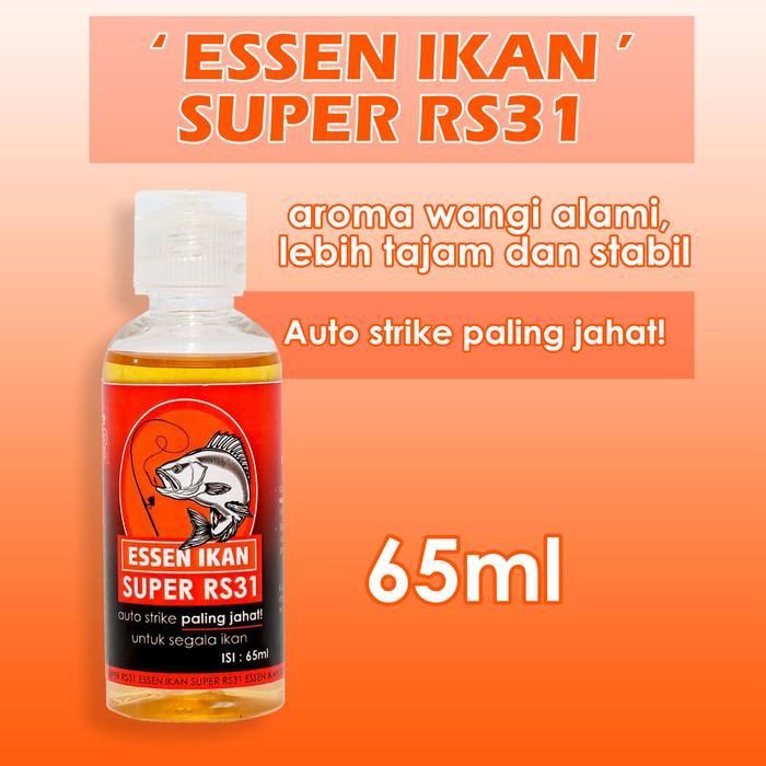 Jual Murah Rs31 Essen Ikan Super Rs31 Wangi Gurih 65Ml Esen Ikan Untuk Ikan Mas Lele Bawal Nila