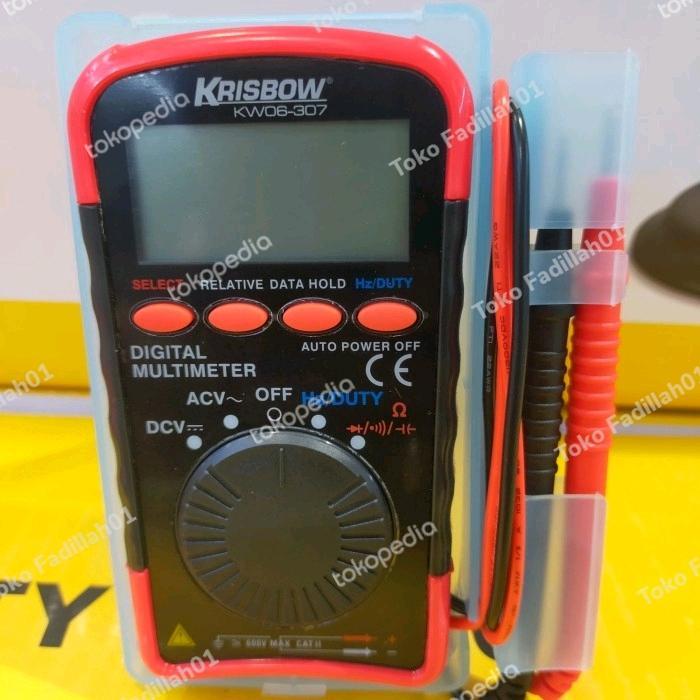Ready Krisbow Alat Ukur Multimeter Digital / Multimeter Digital Krisbow