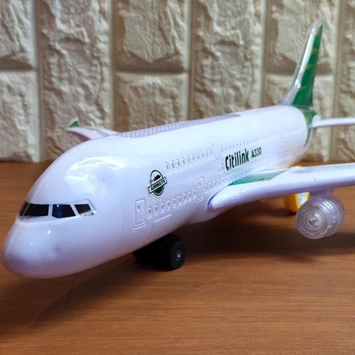 Mainan Pesawat Terbang Citilink Light Sound - Mainan Anak