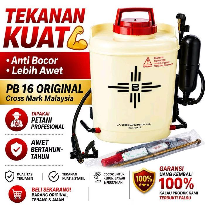 Sprayer PB-16 Asli Malaysia / Alat Semprot Tangki Manual Pertanian PB-16 Liter Asli Malaysia
