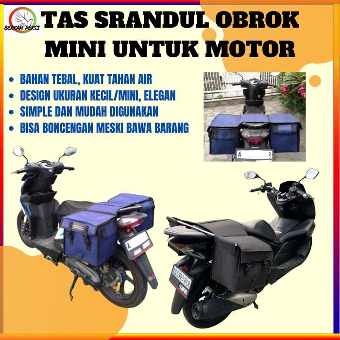 Jual Murah Tas Srandul Obrok Minimalis _Ukuran Kecil_ Sepeda Motor Beat Supra Vario Scoopy Ukuran