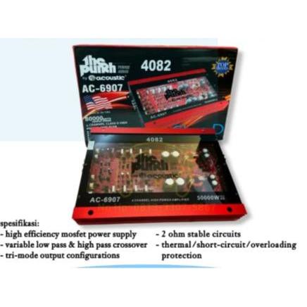 Power Amplifier 4 Channel Class D 80000 Watts Single Lpf Ac- Rsap