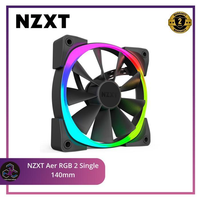 Nzxt Aer Rgb 2 Single 140Mm-Rgb Fan Case Hf-28140-B1