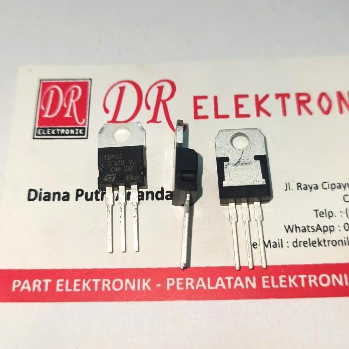 TERBARU Transistor satu set Original ST TIP41 TIP42 TIP 41 TIP 42 ORIGINAL