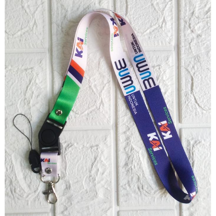 Lanyard Id Card/Tali Gantungan Id Card Kai Services Free Strap Hp