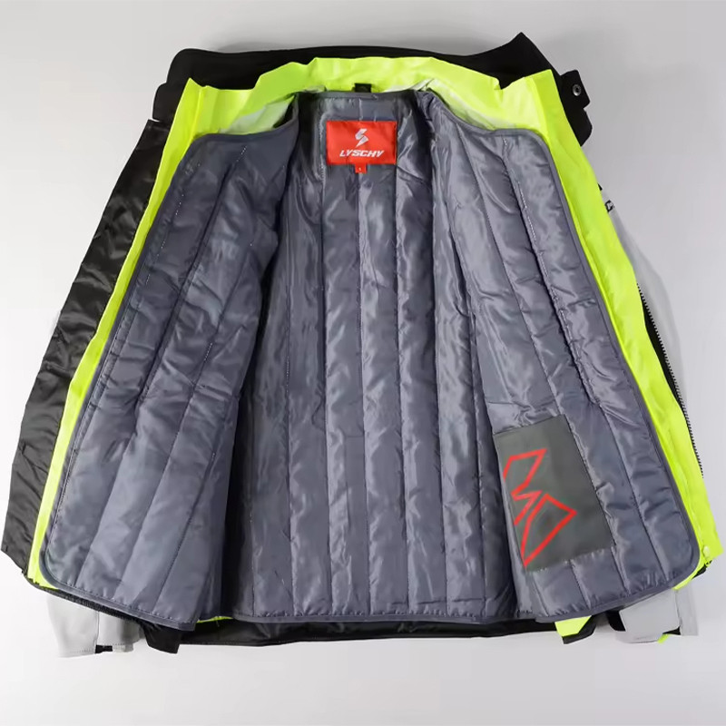 LYSCHY Motorcycle Jacket Winter Warm Motocross Jacket Waterproof Windproof Breathable Offroad Motor