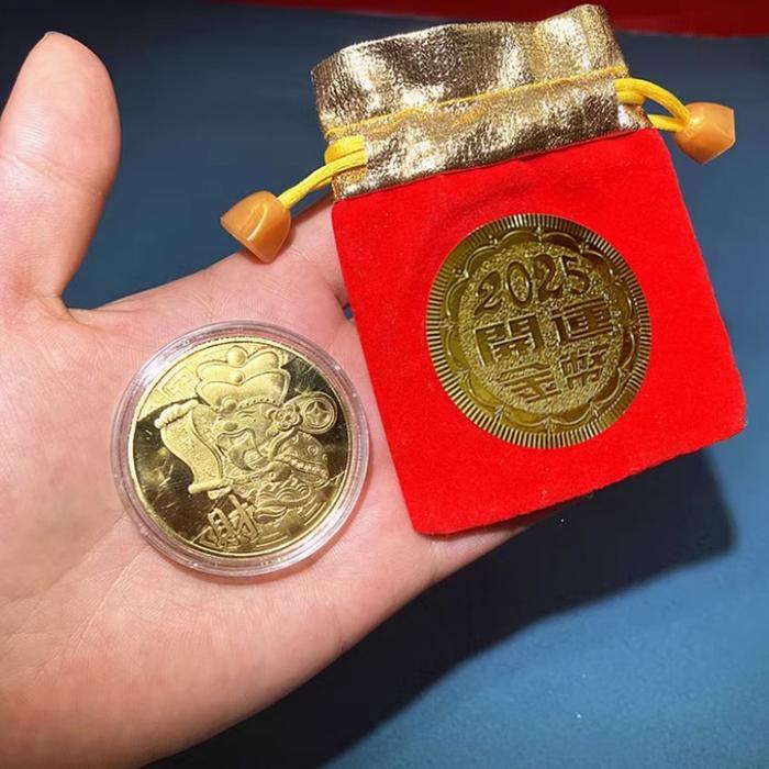 Feng Shui Koin Emas Souvenir Gold Coin Emas Koin Keberuntungan Koleksi