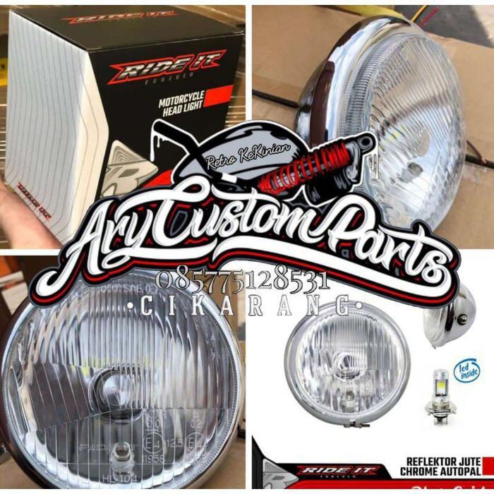 Headlamp Lampu Pesek Autopal 5Inch Rx King Cb Tiger Megapro Gl Pro Ready