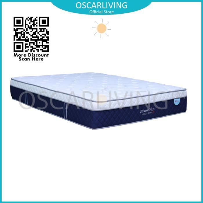 Kasur Springbed Central Deluxe Plus Pocket Hanya Kasur - 90 x 200
