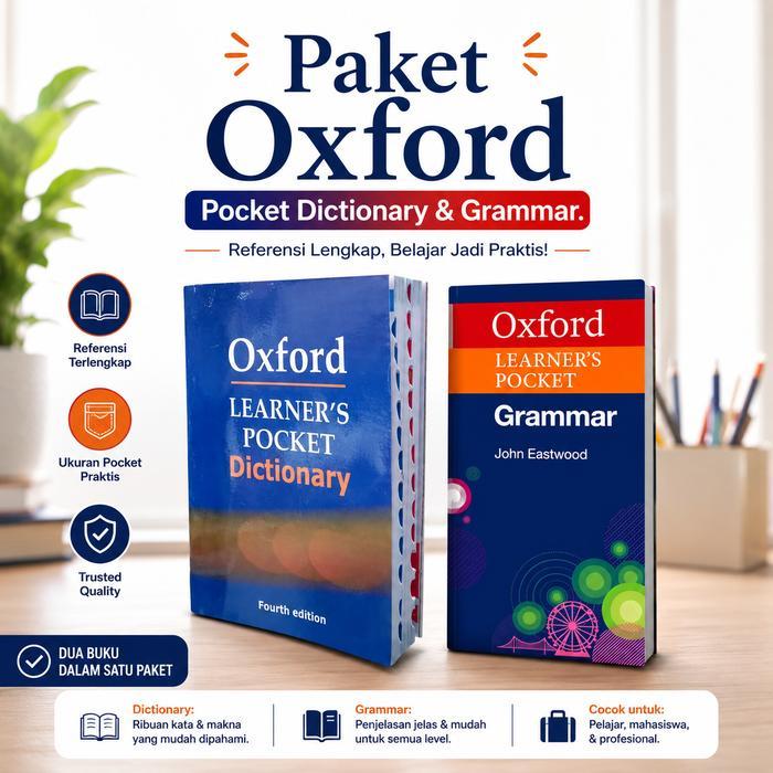 Store.Collection1// Paket Oxford Pocket Dictionary Dan Grammar - Kamus Saku Dan Buku Grammar Praktis