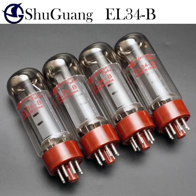 Shuguang EL34-B EL34 Vacuum Tube Replace 6CA7 EL34B 6P3P 5881 6550 KT88 EL34M EL34 Tube Amplifier