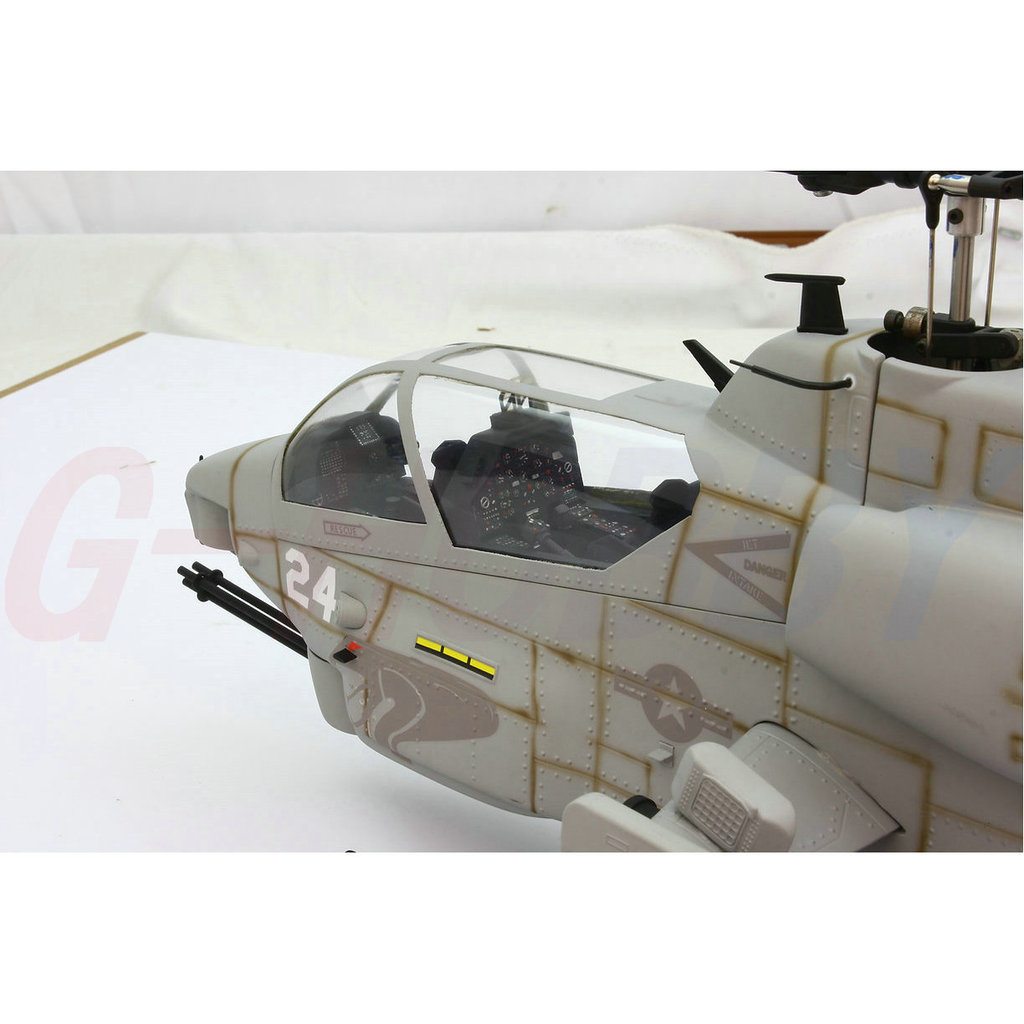 Roban RTF 470 AH-1W RC Helicopter 2 blades Super Cobra Navy