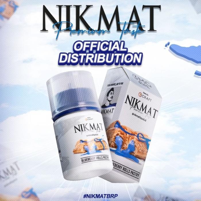 UA NIKMAT BLUEBERRY ROLLS PASTRY 60ML V2 BY RCRAFT FREEBASE