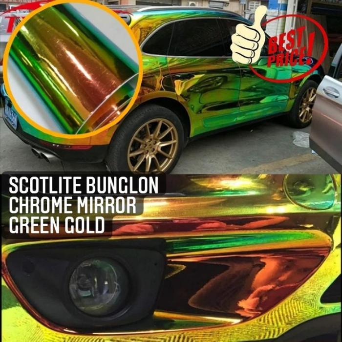 READY Scotlite Bunglon Premium Sticker Skotlet Bunglon Chameleon Scotlet Motor Mobil Jenis Bunglon