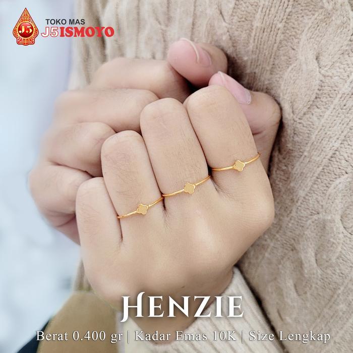 Cincin Emas 10 Karat Henzie J5 Ismoyo