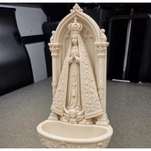 Tempat Rosario Bunda Maria - Tray Rosario Patung Maria Dekorasi Meja Ruang Doa Katolik