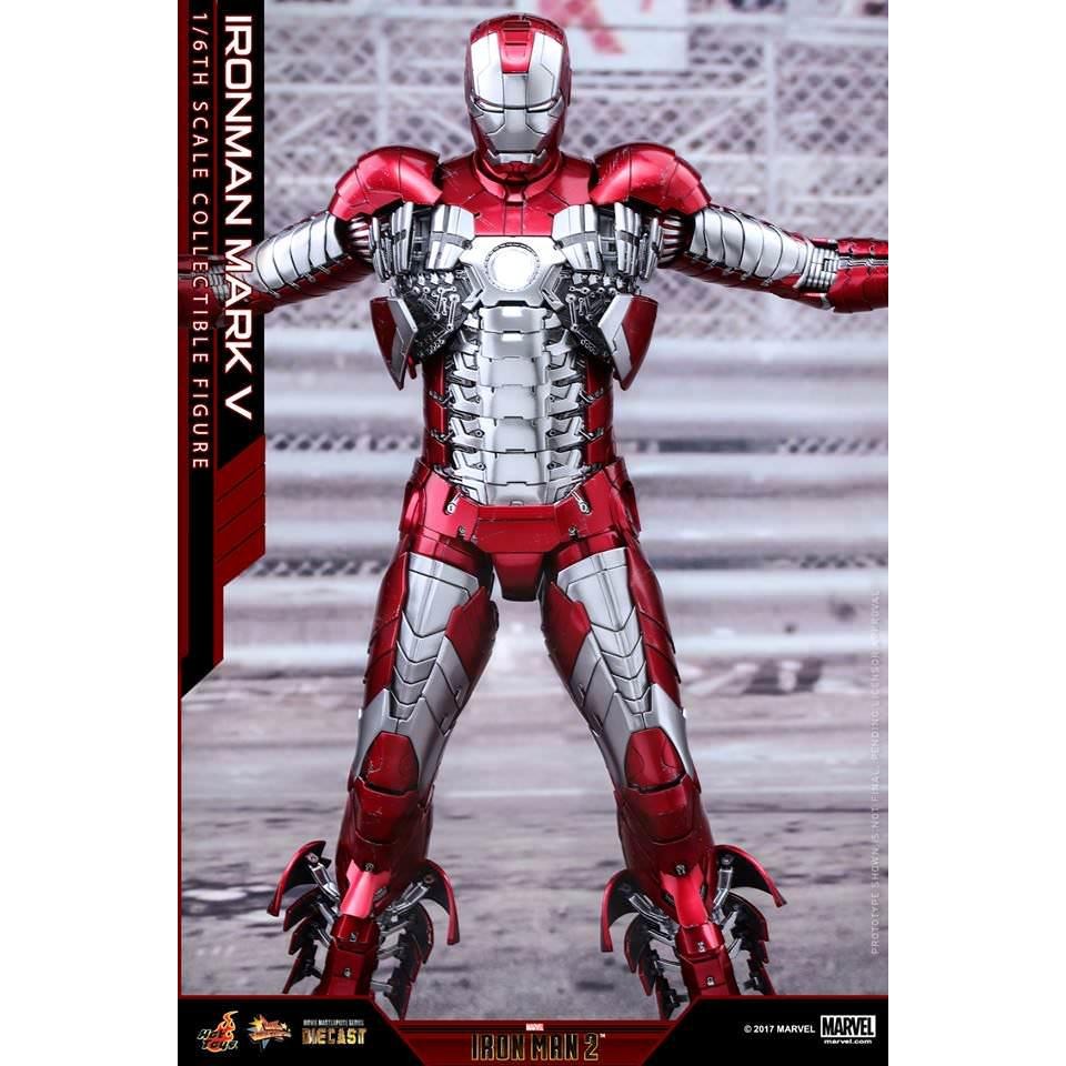 Hot Toys Mms 400 D18 Iron-Man 2 - Mark V / Mark 5