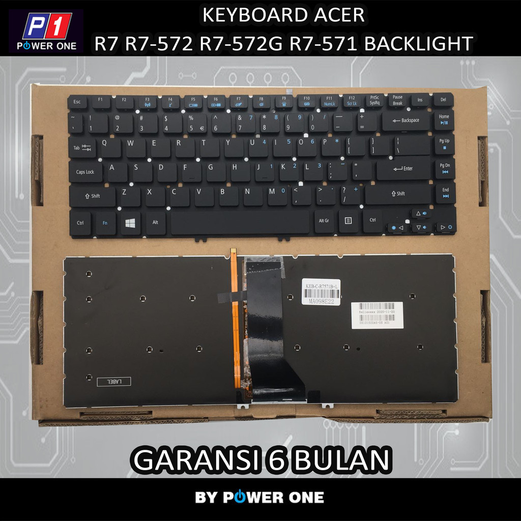 Keyboard Acer R7 R7-572 R7-572G R7-571 Backlite