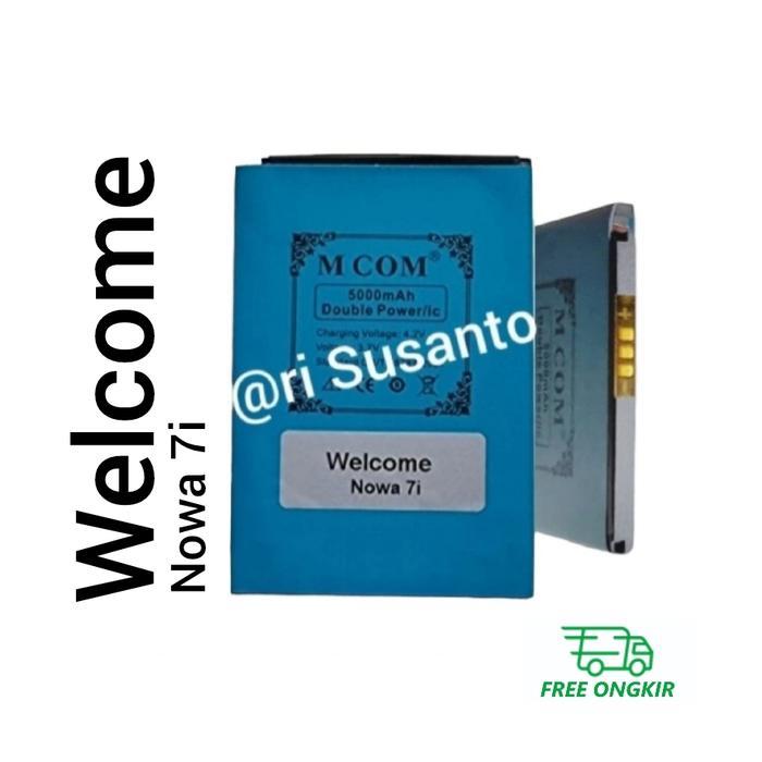 BATERAI MCOM FOR WELCOME NOWA 7I DOUBLE POWER 5000MAH