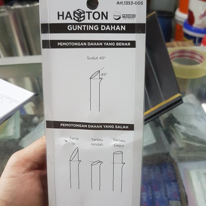 Gunting Dahan Ranting Tanaman Pohon Hasston Prohex 1353-005 Stainless
